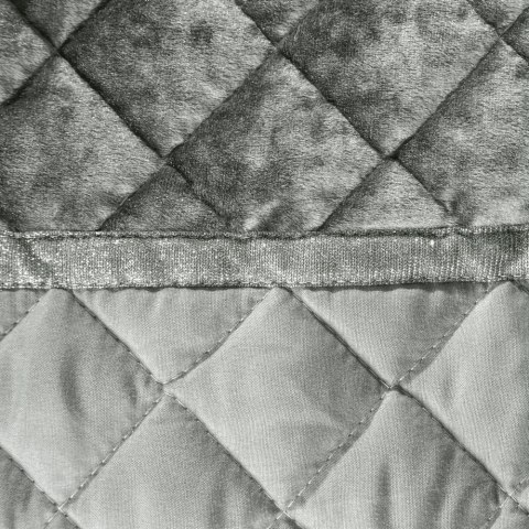 Narzuta dekoracyjna 220x240 Kristin srebrna welurowa Eurofirany Narzuta dekoracyjna 220x240 Kristin srebrna welurowa Eurofirany