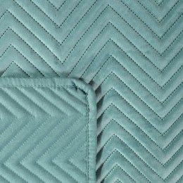 Narzuta dekoracyjna 220x240 Sofia miętowa welurowa Eurofirany