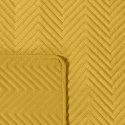 Narzuta dekoracyjna 220x240 Sofia musztardowa welurowa Eurofirany