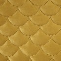 Narzuta dekoracyjna na fotel 70x160 Ariel musztardowa welurowa Eurofirany Narzuta dekoracyjna na fotel 70x160 Ariel musztardowa welurowa Eurofirany
