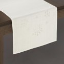 Obrus bieżnik świąteczny 40x140 Judith ekri śnieżynki cekinki Eurofirany Obrus bieżnik świąteczny 40x140 Judith ekri śnieżynki cekinki Eurofirany