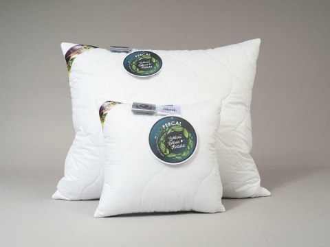 Poduszka antyalergiczna 40x40 BioPercal 250g biała pikowana delikatny perkal 100% bio bawełna AMZ Poduszka antyalergiczna 40x40 BioPercal 250g biała pikowana delikatny perkal 100% bio bawełna AMZ