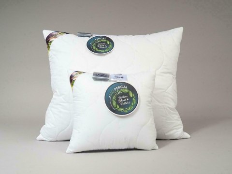 Poduszka antyalergiczna 40x40 BioPercal 250g biała termo delikatny perkal 100% bio bawełna AMZ Poduszka antyalergiczna 40x40 BioPercal 250g biała termo delikatny perkal 100% bio bawełna AMZ