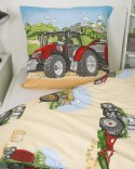Pościel bawełniana 140x200 Traktor pole zboże siano zbiory poszewka 70x90 H23 Pościel bawełniana 140x200 Traktor pole zboże siano zbiory poszewka 70x90 H23