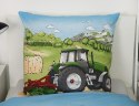 Pościel bawełniana 140x200 Traktor pole zboże siano zbiory poszewka 70x90 H23 Pościel bawełniana 140x200 Traktor pole zboże siano zbiory poszewka 70x90 H23