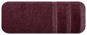 Ręcznik Glory 70x140 bordo bordowy z welurową bordiurą i błyszczącą nicią 500g70x140m2 Eurofirany Ręcznik Glory 70x140 bordo bordowy z welurową bordiurą i błyszczącą nicią 500g70x140m2 Eurofirany