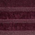 Ręcznik Glory 70x140 bordo bordowy z welurową bordiurą i błyszczącą nicią 500g70x140m2 Eurofirany Ręcznik Glory 70x140 bordo bordowy z welurową bordiurą i błyszczącą nicią 500g70x140m2 Eurofirany