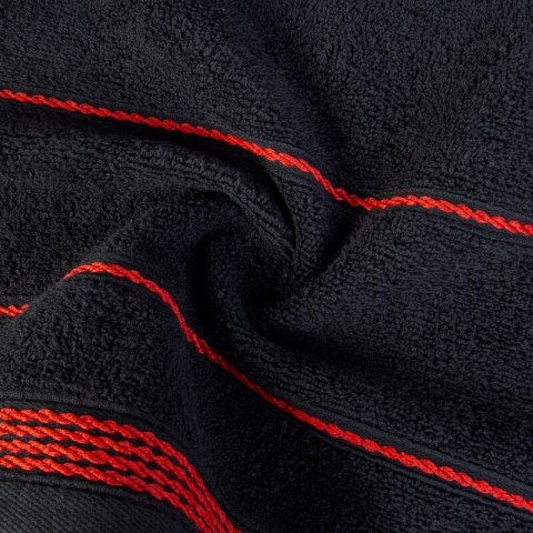 Ręcznik Mira 30x50 czarny 18 frotte 500 g/m2 Eurofirany Ręcznik Mira 30x50 czarny 18 frotte 500 g/m2 Eurofirany