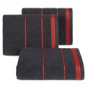 Ręcznik Mira 30x50 czarny 18 frotte 500 g/m2 Eurofirany Ręcznik Mira 30x50 czarny 18 frotte 500 g/m2 Eurofirany