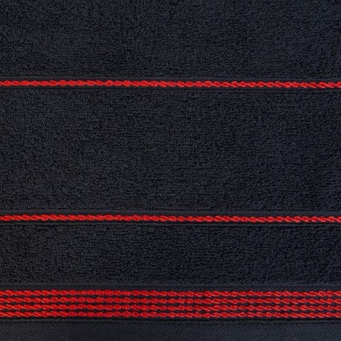 Ręcznik Mira 50x90 czarny 18 frotte 500 g/m2 Eurofirany Ręcznik Mira 50x90 czarny 18 frotte 500 g/m2 Eurofirany