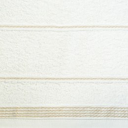 Ręcznik Mira 50x90 kremowy 02 frotte 500 g/m2 Eurofirany