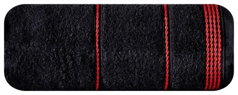 Ręcznik Mira 70x140 czarny 18 frotte 500 g/m2 Eurofirany Ręcznik Mira 70x140 czarny 18 frotte 500 g/m2 Eurofirany