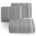 Ręcznik Mira 70x140 popielaty 06 frotte 500 g/m2 Eurofirany
