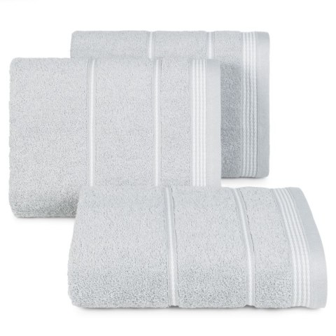 Ręcznik Mira 70x140 srebrny 05 frotte 500 g/m2 Eurofirany Ręcznik Mira 70x140 srebrny 05 frotte 500 g/m2 Eurofirany
