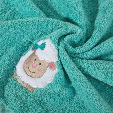 Ręcznik dziecięcy 50x90 Baby 31 owieczka miętowy 500g/m2 Eurofirany Ręcznik dziecięcy 50x90 Baby 31 owieczka miętowy 500g/m2 Eurofirany