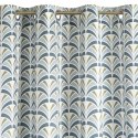 Zasłona gotowa na przelotkach 140x250 Abel stalowa srebrna khaki Zasłona gotowa na przelotkach 140x250 Abel stalowa srebrna khaki