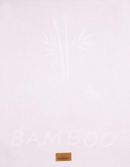 Kocyk bambusowy 80x100 Thai biały dziany dzianinowy TB0364-01