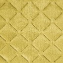 Narzuta dekoracyjna 230x260 Dimon musztardowa geometryczna welurowa Eurofirany Narzuta dekoracyjna 230x260 Dimon musztardowa geometryczna welurowa Eurofirany