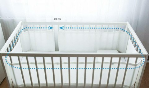 Ochraniacz do łóżeczka Bump Air 360 ekri TDOB360-01 Ochraniacz do łóżeczka Bump Air 360 ekri TDOB360-01