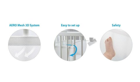 Ochraniacz do łóżeczka Bump Air 360 ekri TDOB360-01 Ochraniacz do łóżeczka Bump Air 360 ekri TDOB360-01