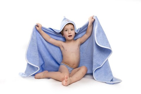 Okrycie kąpielowe dziecięce 140x70 maxi junior 44 grafitowe ręcznik z kapturkiem Okrycie kąpielowe dziecięce 140x70 maxi junior 44 grafitowe ręcznik z kapturkiem