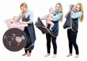 Okrycie kąpielowe niemowlęce 100x100 frotte maxi plus Birds 01 białe ręcznik z kapturkiem Okrycie kąpielowe niemowlęce 100x100 frotte maxi plus Birds 01 białe ręcznik z kapturkiem