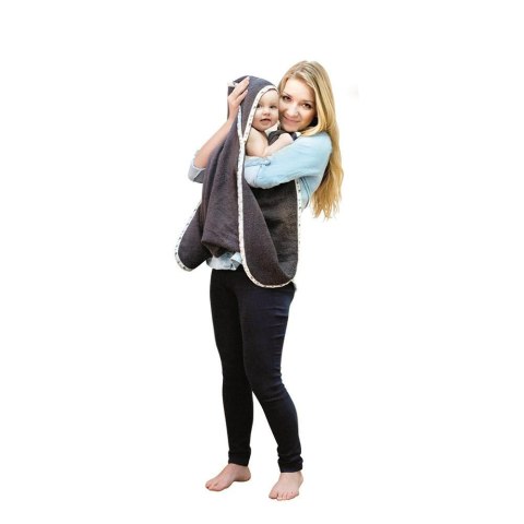 Okrycie kąpielowe niemowlęce 100x100 frotte maxi plus Birds 01 białe ręcznik z kapturkiem Okrycie kąpielowe niemowlęce 100x100 frotte maxi plus Birds 01 białe ręcznik z kapturkiem