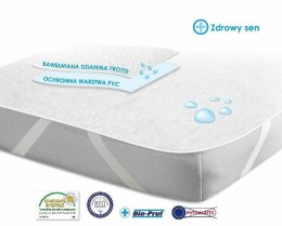 Podkład higieniczny na przewijak 25x100 nakładka nieprzemakalna frotte 52 seledynowa