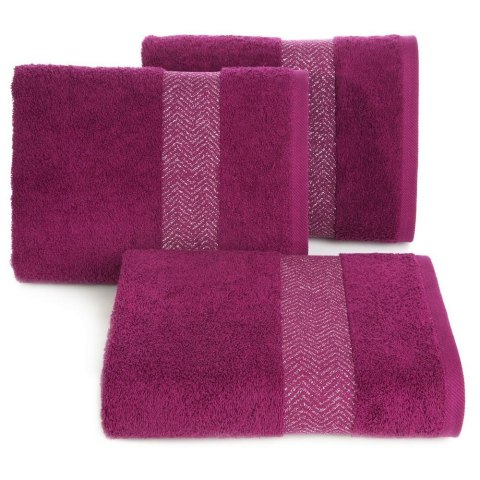 Ręcznik Igor 50x90 amarantowy 06 500g/m2 Eurofirany Ręcznik Igor 50x90 amarantowy 06 500g/m2 Eurofirany