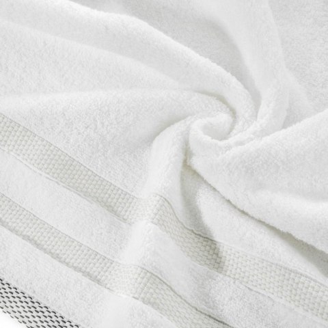 Ręcznik Riki 70x140 biały 01 400g/m2 Eurofirany Ręcznik Riki 70x140 biały 01 400g/m2 Eurofirany