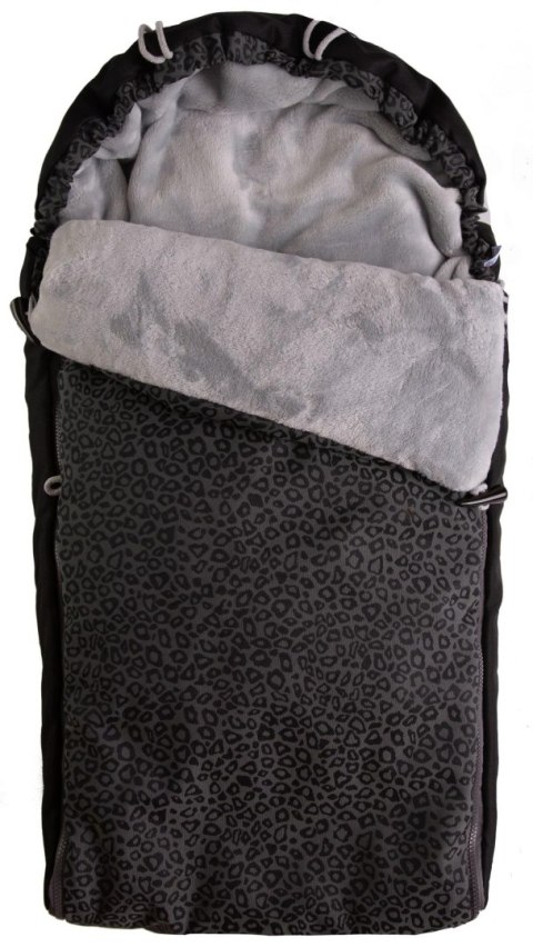 Śpiworek do wózka Cocoon czarny lampart TDS100C-09 Śpiworek do wózka Cocoon czarny lampart TDS100C-09
