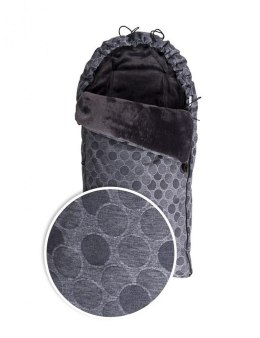Śpiworek do wózka Cocoon grafitowy kółka TDS100C-06