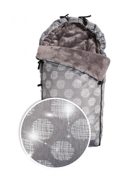 Śpiworek do wózka Cocoon stalowy srebrny TDS100C-04 Śpiworek do wózka Cocoon stalowy srebrny TDS100C-04