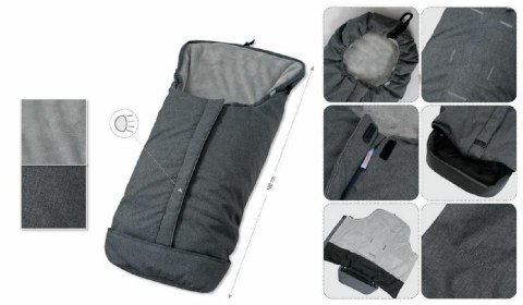 Śpiworek do wózka Triton Footmuff beżowy ciemny TDST-71 Śpiworek do wózka Triton Footmuff beżowy ciemny TDST-71