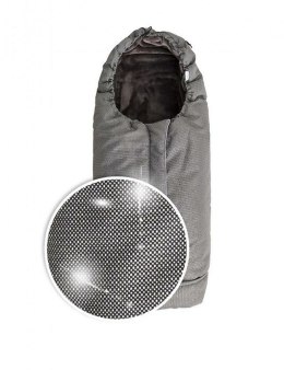 Śpiworek do wózka Triton Footmuff czarny srebrny TDST-70