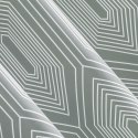 Zasłona gotowa na przelotkach 140x250 Diadem srebrna biała geometria Eurofirany Zasłona gotowa na przelotkach 140x250 Diadem srebrna biała geometria Eurofirany