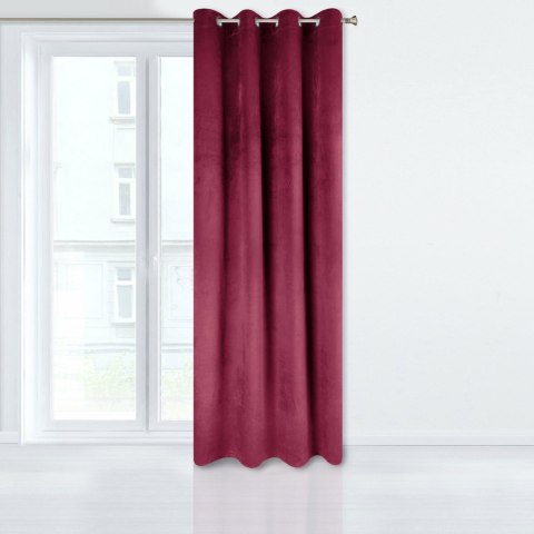 Zasłona gotowa na przelotkach 140x250 Taylor amaratowa welurowa Zasłona gotowa na przelotkach 140x250 Taylor amaratowa welurowa