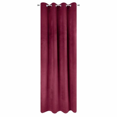 Zasłona gotowa na przelotkach 140x250 Taylor amaratowa welurowa Zasłona gotowa na przelotkach 140x250 Taylor amaratowa welurowa