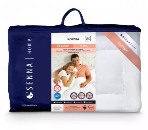 Kołdra antyalergiczna 135x200 Classic Termo biała podwójna Inter Widex Kołdra antyalergiczna 135x200 Classic Termo biała podwójna Inter Widex