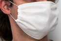 Maseczka maska ochronna na twarz poliestrowa komplet 10 szt. do wykonania samemu wielokrotnego użytku biała z czterech warstw na Maseczka maska ochronna na twarz poliestrowa komplet 10 szt. do wykonania samemu wielokrotnego użytku biała z czterech warstw na