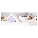 Poduszka pozycjonująca RELAX jersey rogal 190cm Liście monstery granatowa zielona R-47 0721 do karmienia ciążowa wypoczynkowa Poduszka pozycjonująca RELAX jersey rogal 190cm Liście monstery granatowa zielona R-47 0721 do karmienia ciążowa wypoczynkowa
