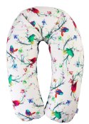 Poduszka pozycjonująca RELAX jersey rogal 190cm Ptaszki motylki ekri R-46 0714 do karmienia ciążowa wypoczynkowa Poduszka pozycjonująca RELAX jersey rogal 190cm Ptaszki motylki ekri R-46 0714 do karmienia ciążowa wypoczynkowa