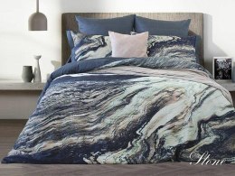 Pościel satynowa 160x200 grafitowa miętowa beżowa Lusso D42 poszewki 2x70/80 2x50/60 prześcieradło 220x240