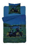 Pościel świecąca w ciemności 140x200 Traktor zielony bawełniana 3282 A 8679 Pościel świecąca w ciemności 140x200 Traktor zielony bawełniana 3282 A 8679