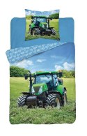 Pościel świecąca w ciemności 140x200 Traktor zielony bawełniana 3282 A 8679 Pościel świecąca w ciemności 140x200 Traktor zielony bawełniana 3282 A 8679
