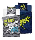 Pościel świecąca w ciemności 160x200 Dinozaury T-Rex szkielet moro szara 3042 A 4310 Pościel świecąca w ciemności 160x200 Dinozaury T-Rex szkielet moro szara 3042 A 4310