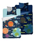Pościel świecąca w ciemności 160x200 Kosmos planety gwiazdy bawełniana 3038 A 4273 Pościel świecąca w ciemności 160x200 Kosmos planety gwiazdy bawełniana 3038 A 4273