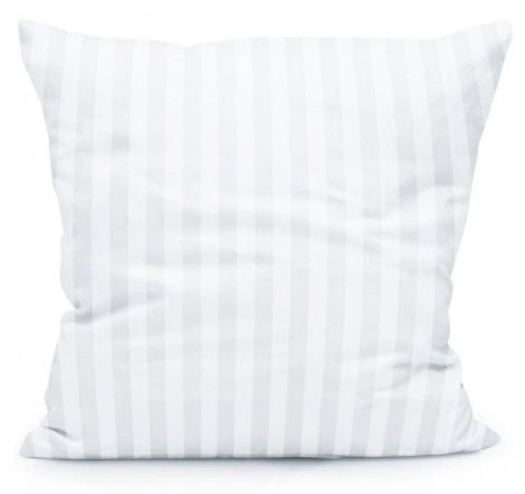 Poszewka adamaszkowa 50x60 Tivoli biała paski 1 cm na zakład 20cm 140 g/m2 satynowo atłasowa Poszewka adamaszkowa 50x60 Tivoli biała paski 1 cm na zakład 20cm 140 g/m2 satynowo atłasowa