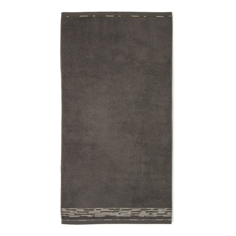 Ręcznik Grafik 30x50 beżowy ciemny taupe 8501/1/587 450g/m2 Ręcznik Grafik 30x50 beżowy ciemny taupe 8501/1/587 450g/m2