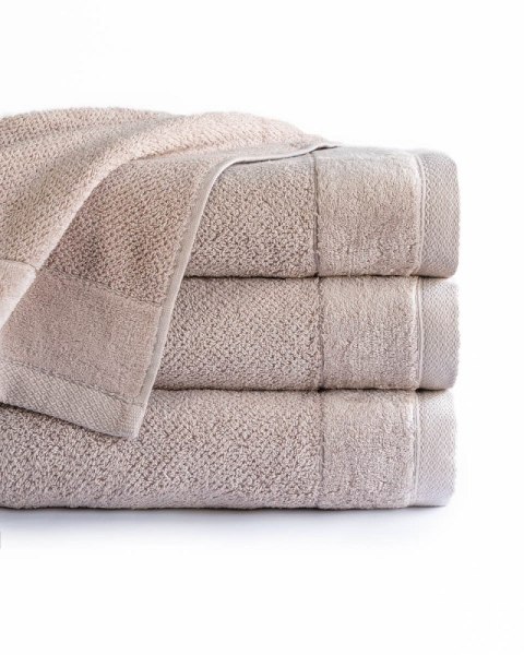 Ręcznik Vito 30x50 beżowy perłowy frotte bawełniany 550g/m2 Ręcznik Vito 30x50 beżowy perłowy frotte bawełniany 550g/m2